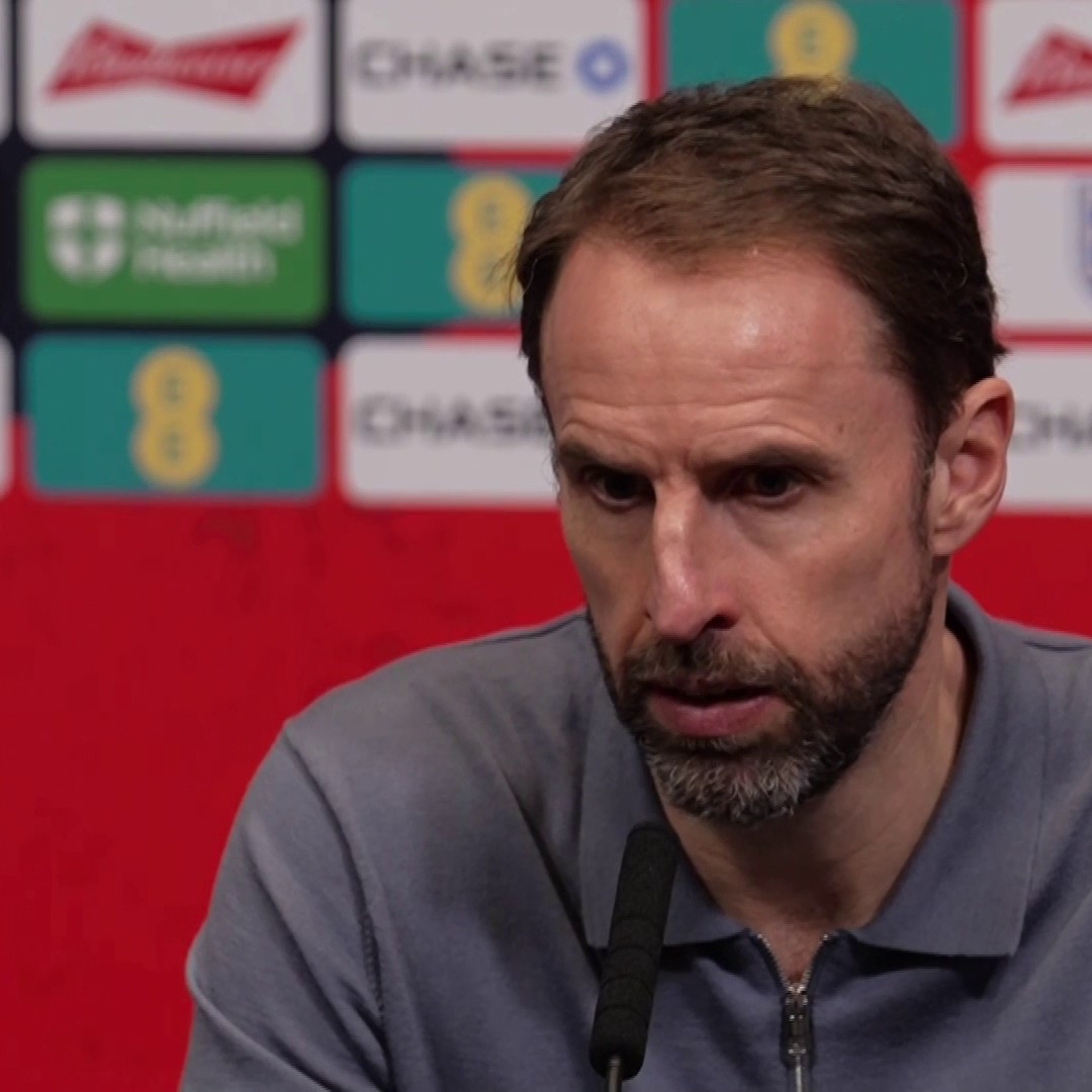 "I was pleased" Gareth Southgate was happy with England's performance in their 1-0 defeat to Brazil 🏴󠁧󠁢󠁥󠁮󠁧󠁿🇧🇷
