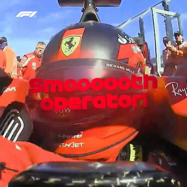 He's so smoooooth 😁 #F1 #AusGP Scuderia Ferrari HP