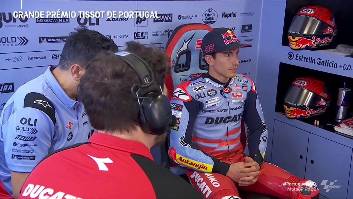 After his first #TissotSprint podium yesterday... 🙌 All eyes are on Marc Márquez 👀 #PortugueseGP 🇵🇹