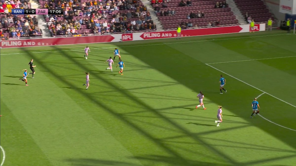 🗣️ "Rachel Donaldson with an absolute stunner!" Partick Thistle Women were not behind for long vs Rangers thanks to this strike 🔽