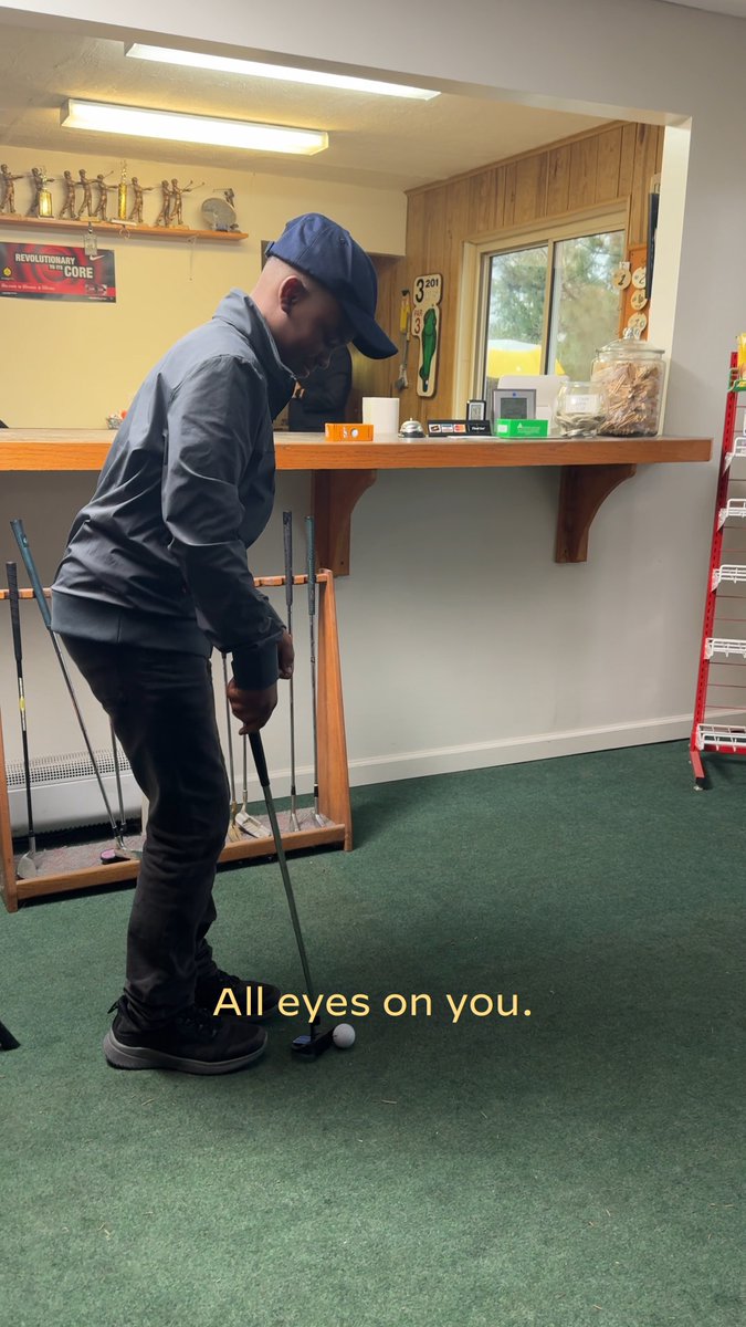 I had a great time playing golf with HJ and his family—looks like I’ve got some competition!
