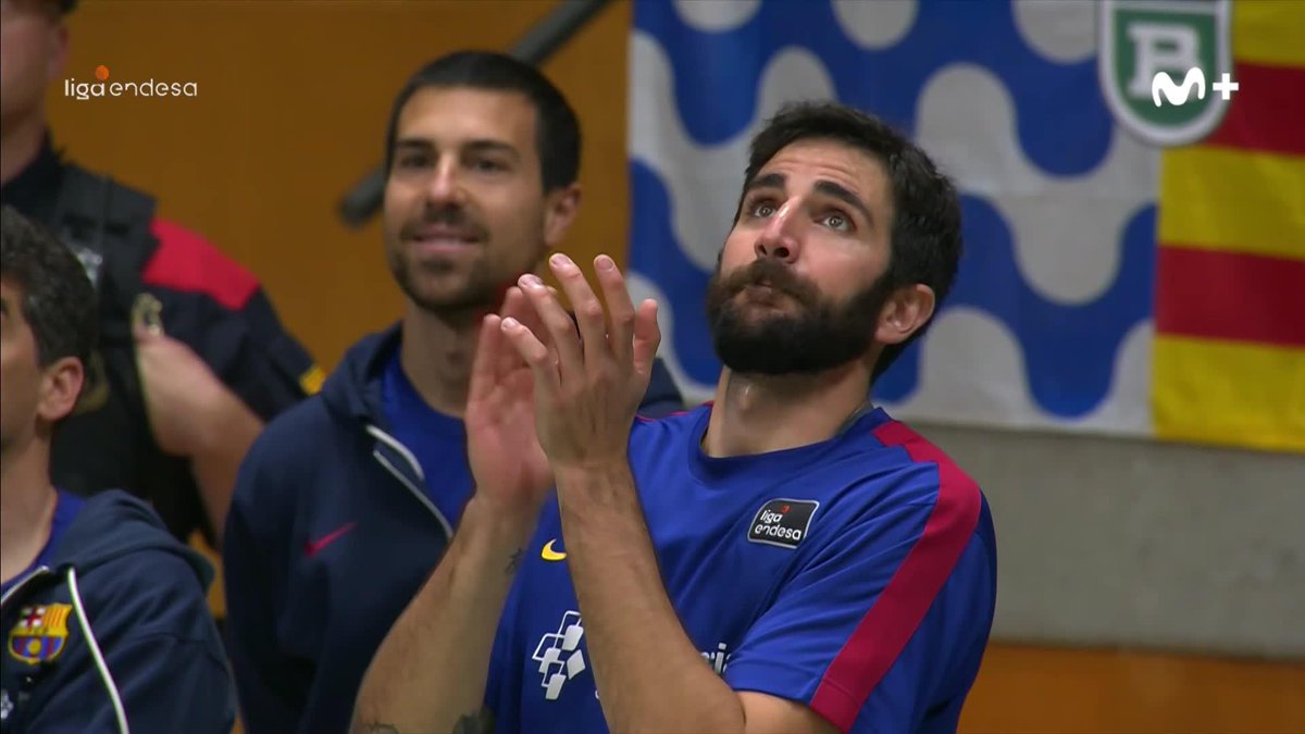 👏 La ovación del público de la Club Joventut Badalona a Ricky Rubio, Joel Parra y Nico Laprovittola