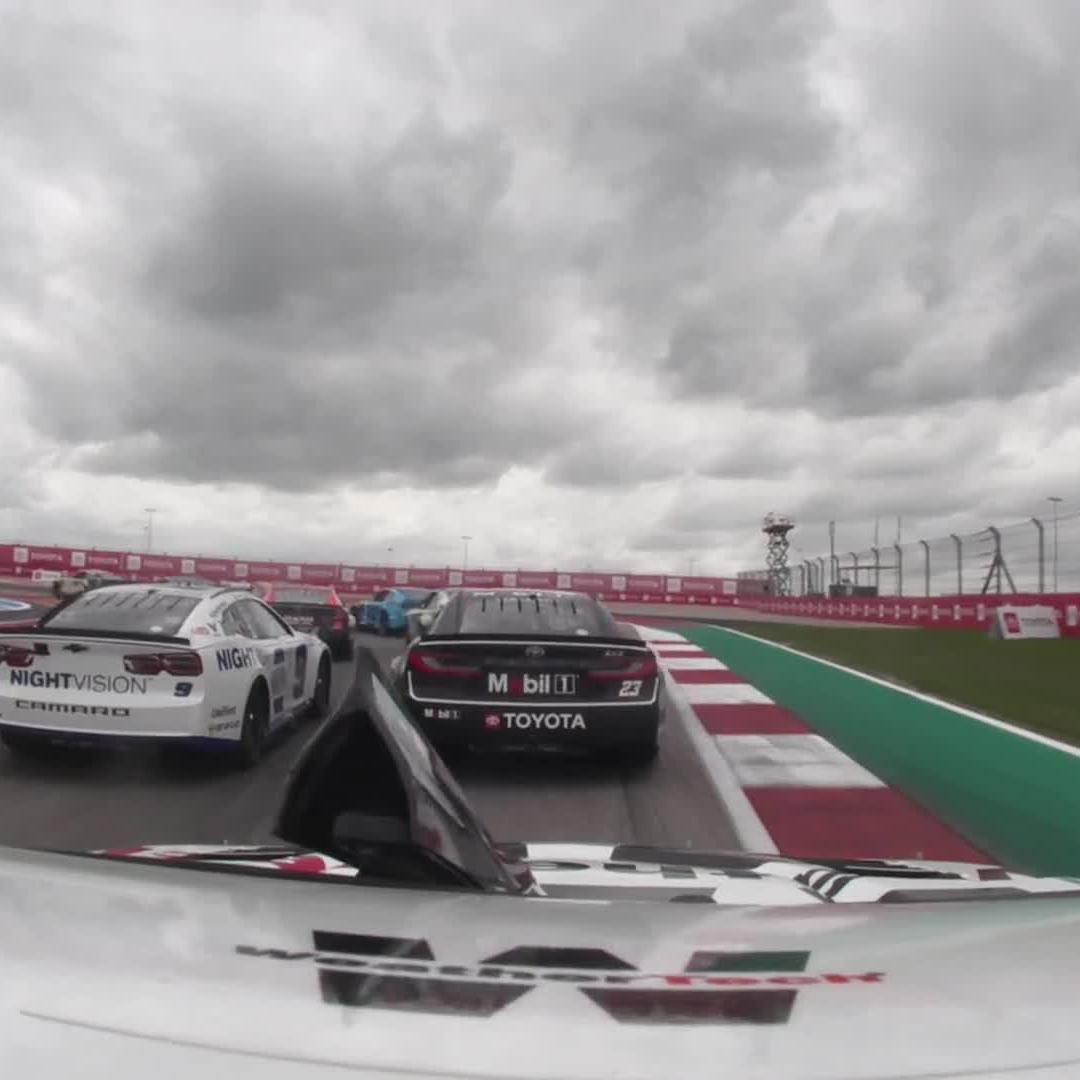 Conquering the course is no easy task! The #EchoParkGP is GREEN on FOX!