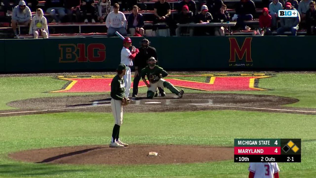 Brayden Martin with his second walkoff of the weekend for the Terps!
