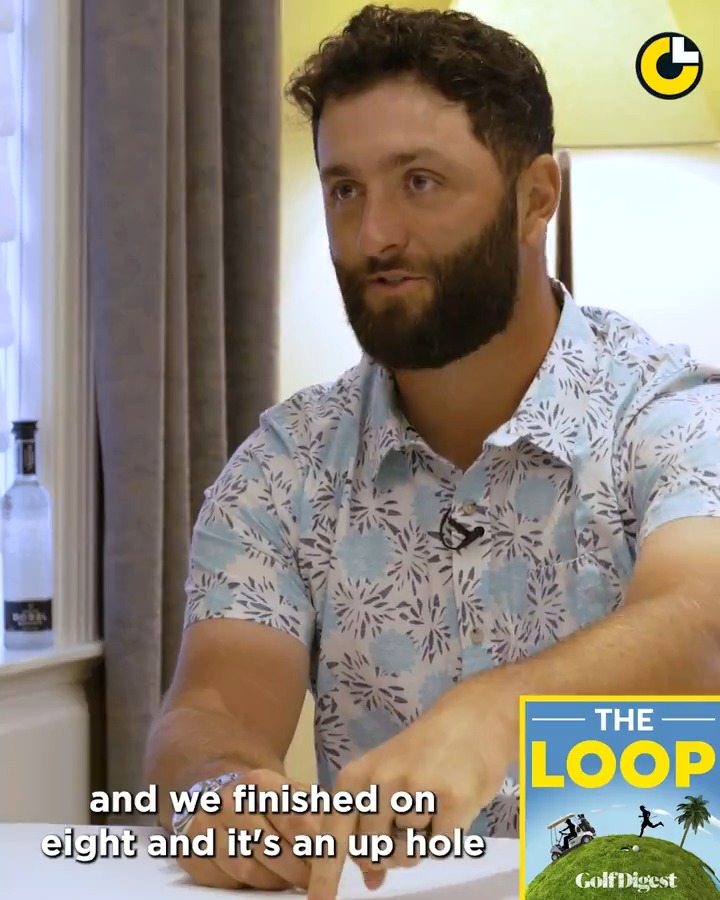 Jon Rahm might know Augusta National a little too well. 😂