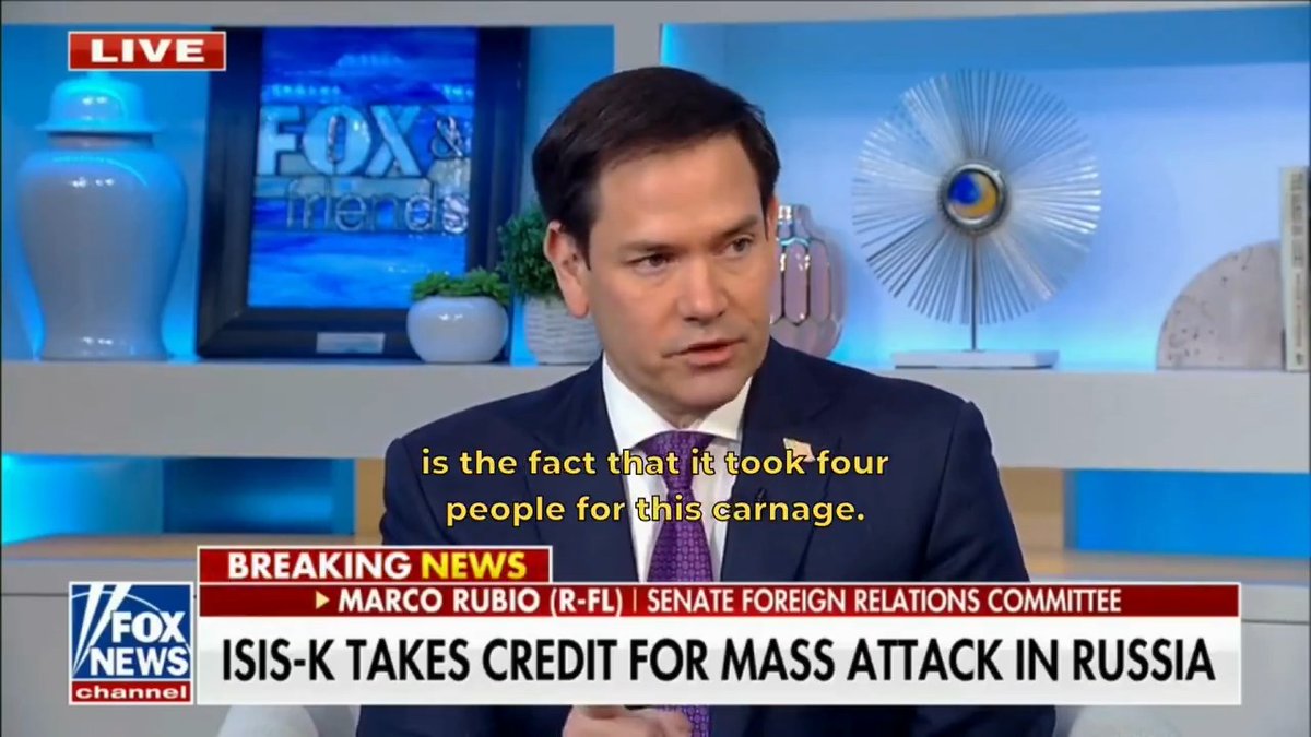 When you hear that under Biden over 9 million people have illegal entered America remember it took only 4 terrorists to carry out a massacre in Moscow