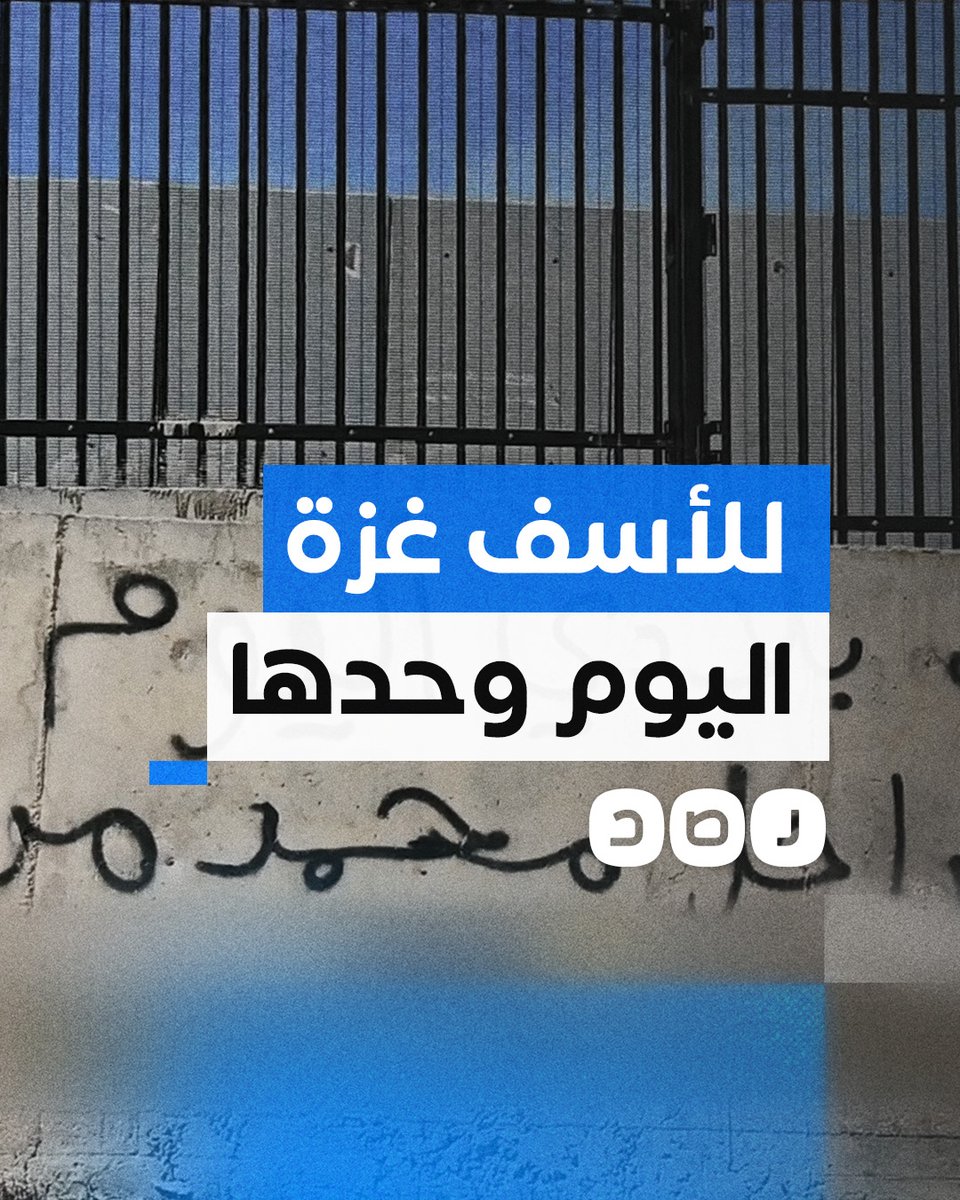 "لن نترك غزة وحدها".. فلسطينيون يكتبون كلمات الرئيس الراحل محمد مرسي على جدران الحدود مع مصر