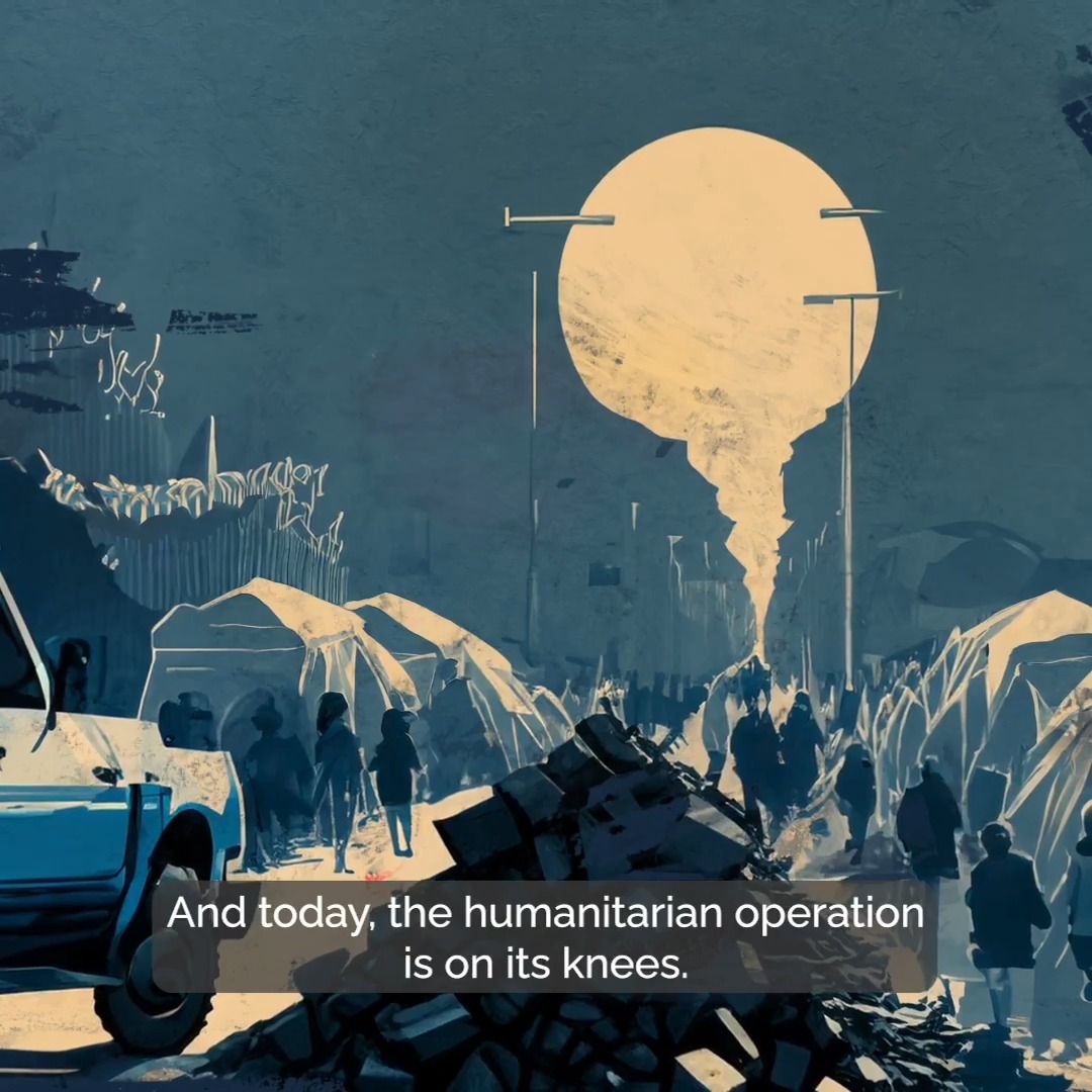 ⚠️ Delivering aid in #Gaza is like navigating a brutal obstacle course. Israel's restrictions on humanitarian aid must be lifted, and the war must end NOW. ⬇️