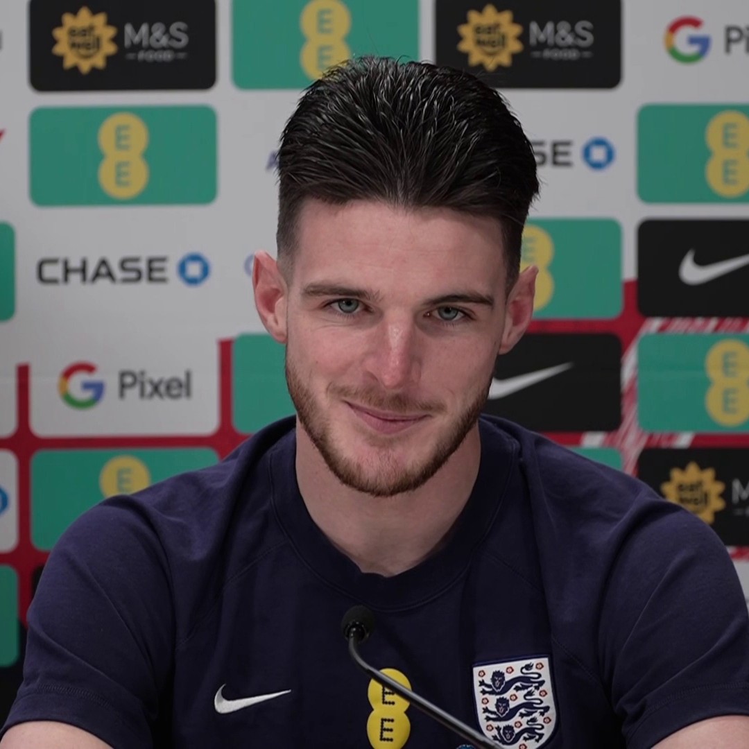 "It's a pinch me moment, it's going to be an honour" 🤏 Declan Rice on being one appearance away from 50 caps for England 👏🏴