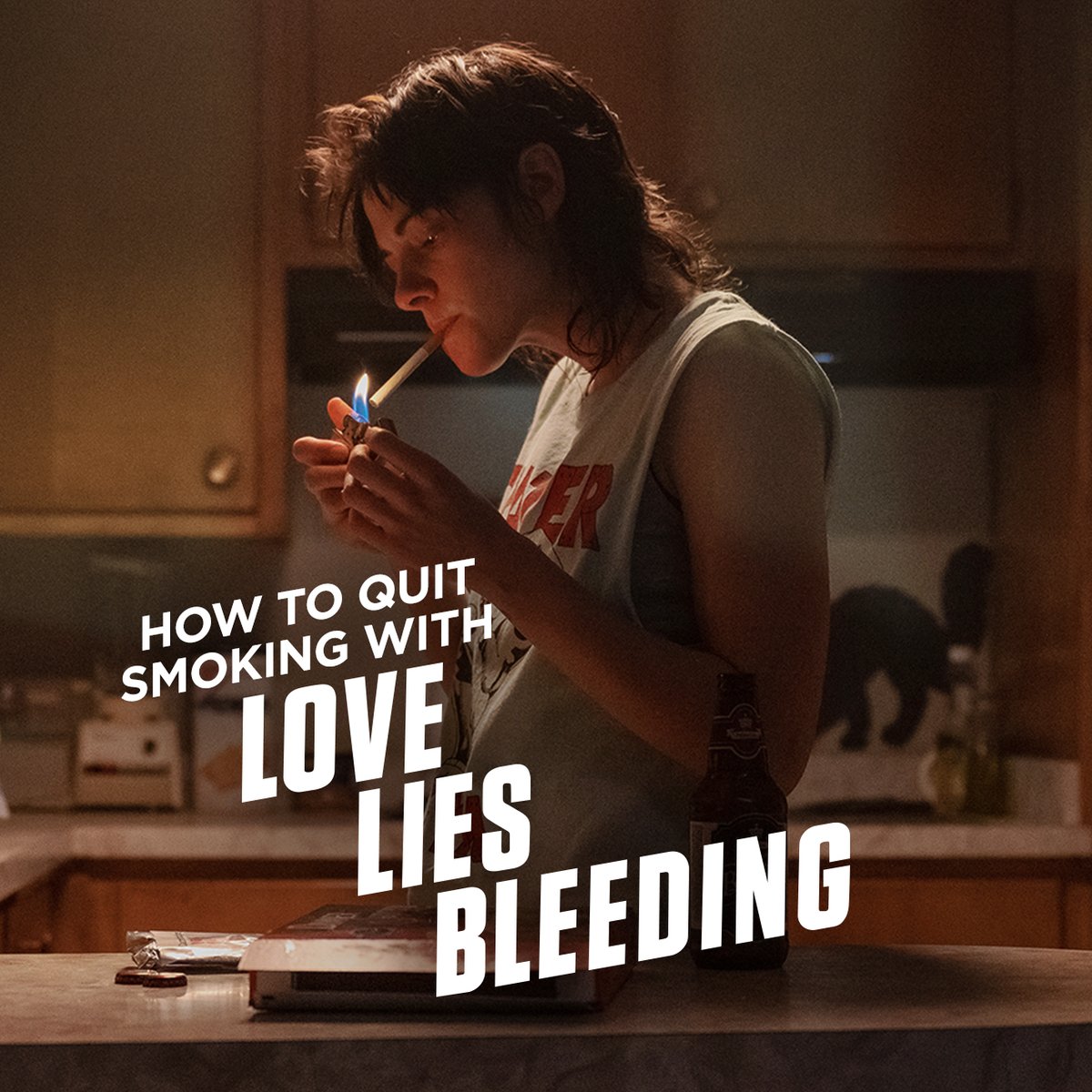 A love you can’t quit 🚬 #LoveLiesBleeding is Now Playing in Theaters Everywhere.