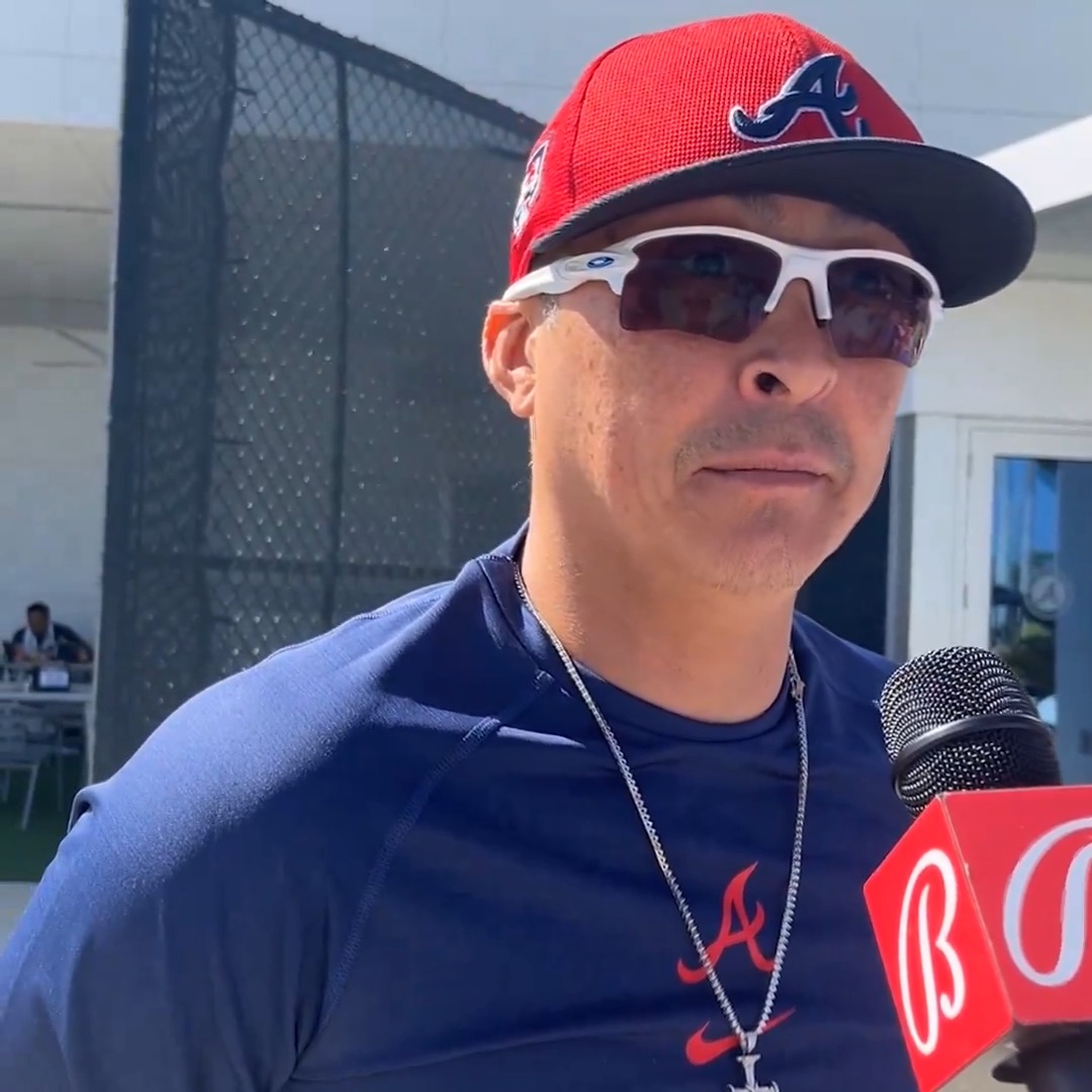 "Words can't express how I feel right now. There are so many emotions going on with how I feel about Braves Country." Jesse Chavez gets emotional when asked about returning to Atlanta and the support he has received from fans⬇️