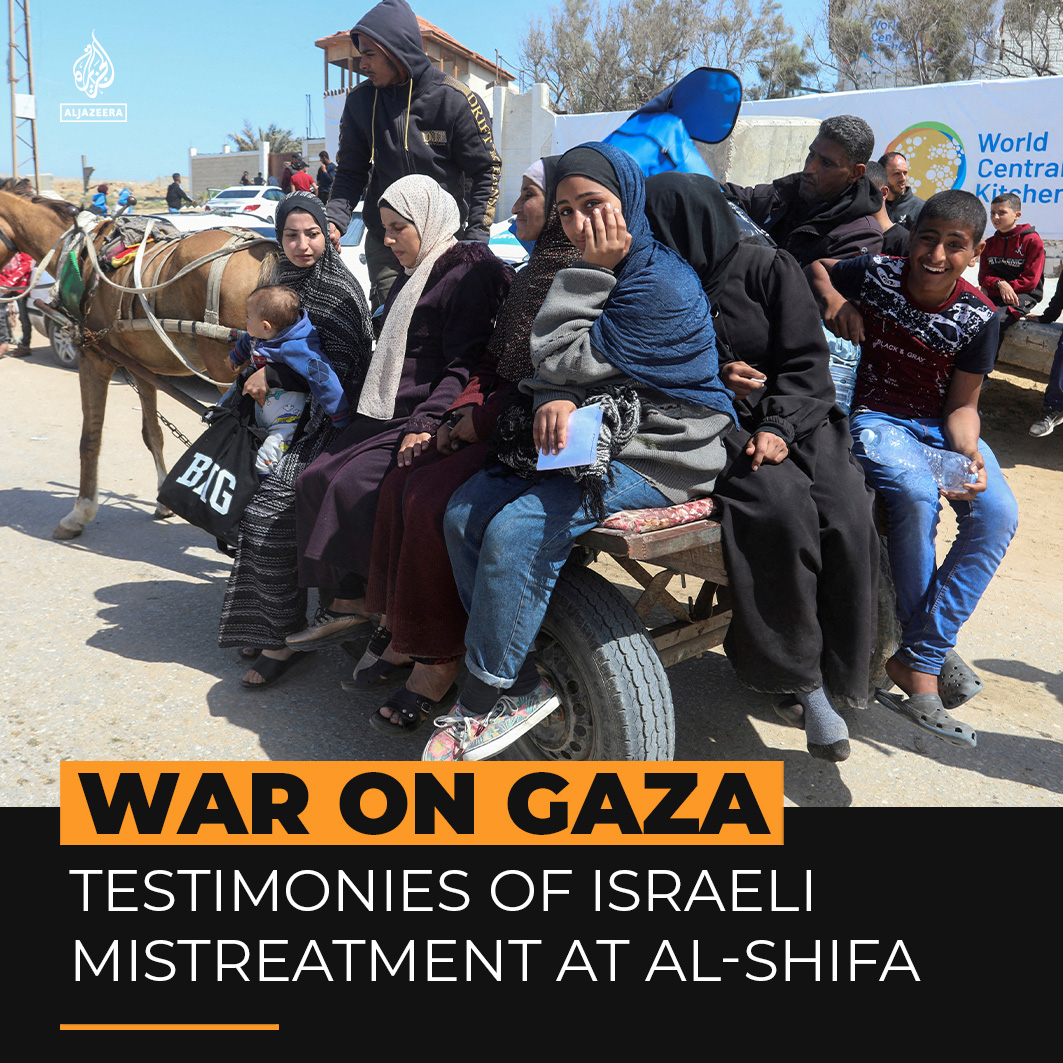 Palestinians who fled the ongoing Israeli siege of Gaza’s al-Shifa Hospital have given first-hand accounts of execution-style killings and other alleged abuses by the Israeli Occupation Forces.