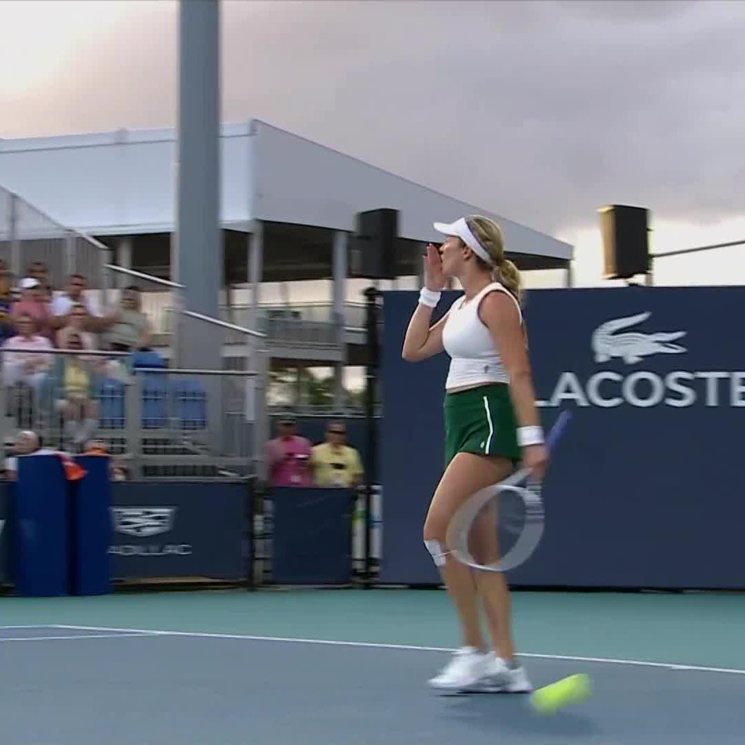 Danielle Collins blew a kiss to the Romanian fans who were cheering against her in her match against Cirstea 😂 I don’t think we’ll ever see another Danielle. The woman is an icon.