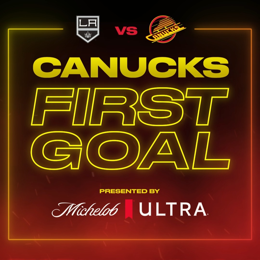 Get your guesses in now! 🚨 Reply to us using #UltraFirstGoal for a chance to win a Michelob Ultra Prize Pack! Must be 19+ to play. Michelob ULTRA Canada | #Canucks