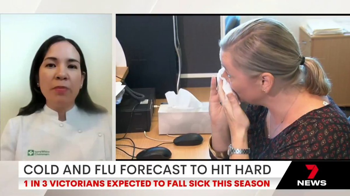 Victorians are being warned to brace for one of the worst cold and flu seasons on record.1 in 3 are expected to fall ill. Pharmacist Krystel Tresillian joins Mike Amor to reveal which Melbourne suburbs will be hit the hardest. #7NEWS