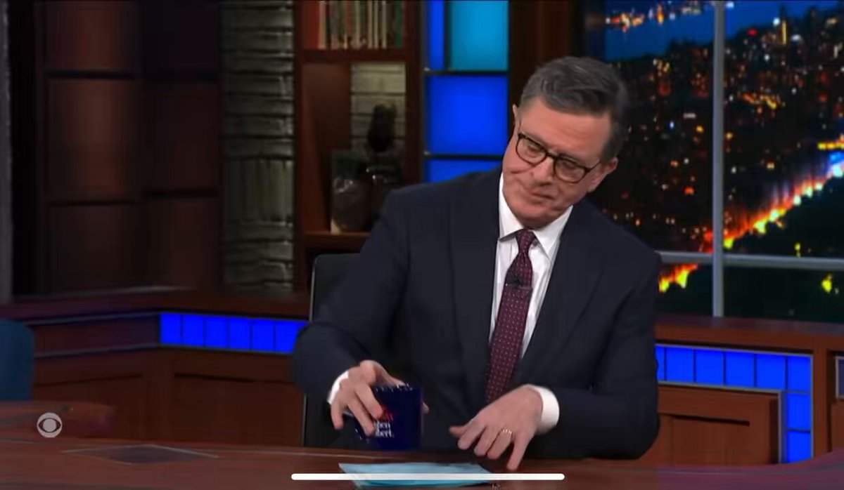 WATCH: A remorseful Stephen Colbert on his The Late Show following his recent jokes about the Princess of Wales and the rumours about her disappearance and marriage. “I tell a lot of jokes” he says but wishes Kate a “swift and thorough” recovery 👇 The Late Show