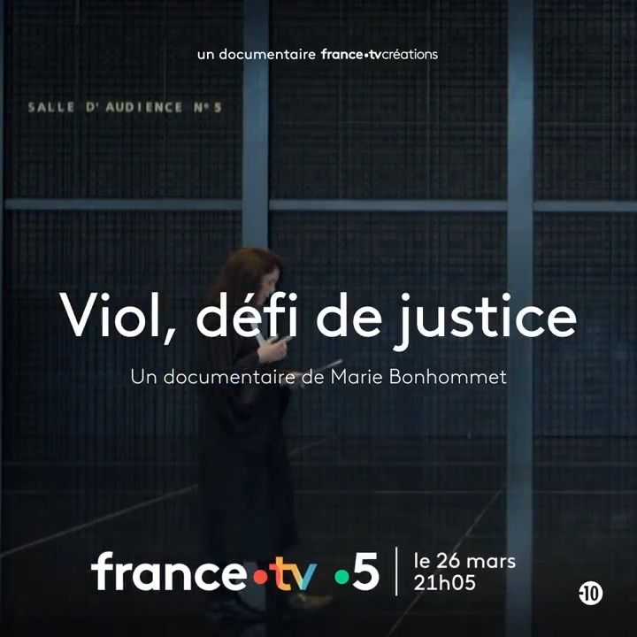 Depuis le mouvement #MeToo, les plaintes pour viol ont doublé. Comment la justice fait-elle face à cette libération de la parole ? "Viol, défi de justice", un documentaire en immersion au cœur d'un procès à la cour criminelle de Nantes à voir ce mardi à 21.05 sur France 5