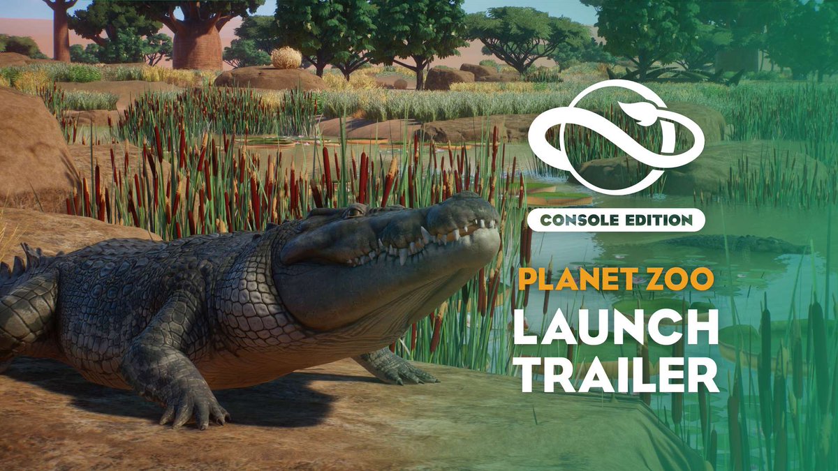 HAPPY LAUNCH DAY! 🥳 Planet Zoo: Console Edition is now available on PlayStation 5 and Xbox Series X|S!