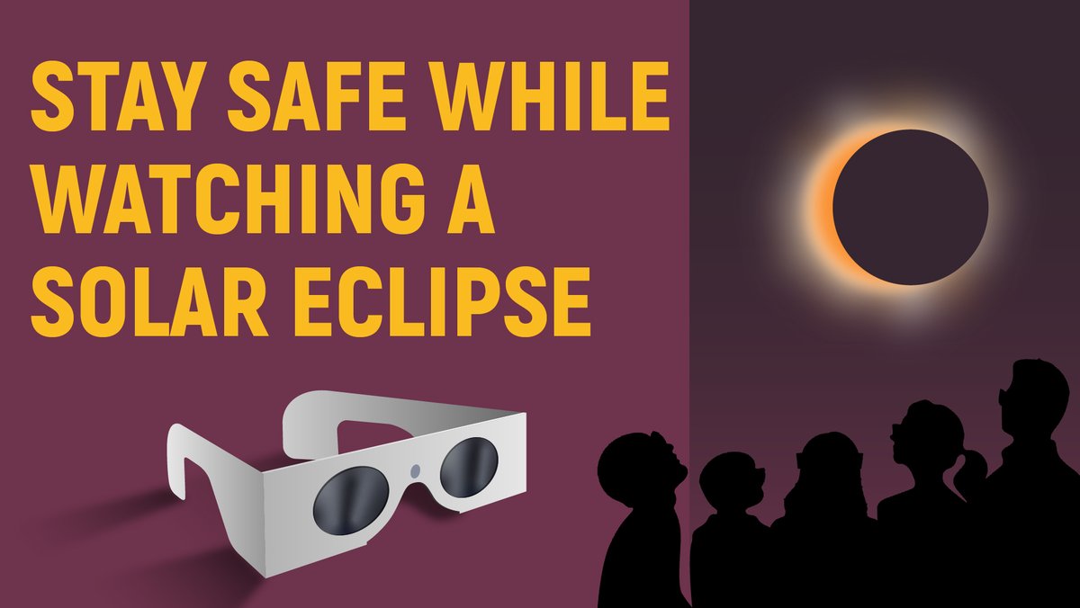 On April 8, a total solar eclipse will happen over parts of Canada. Remember Bonnie Tyler's “Total Eclipse of the Heart”? This time, turn around and put on those eclipse glasses for a safe and mesmerizing show! More info: 📷: CSA