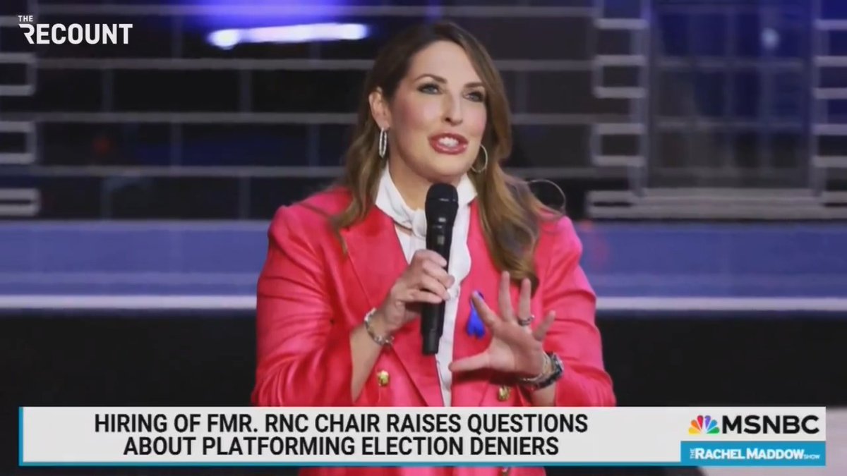 🚨 BREAKING: NBC News reportedly plans to FIRE disgraced RNC Chair Ronna McDaniel as a paid contributor following an on-air revolt from their hosts. YOUR THOUGHTS? 🤔
