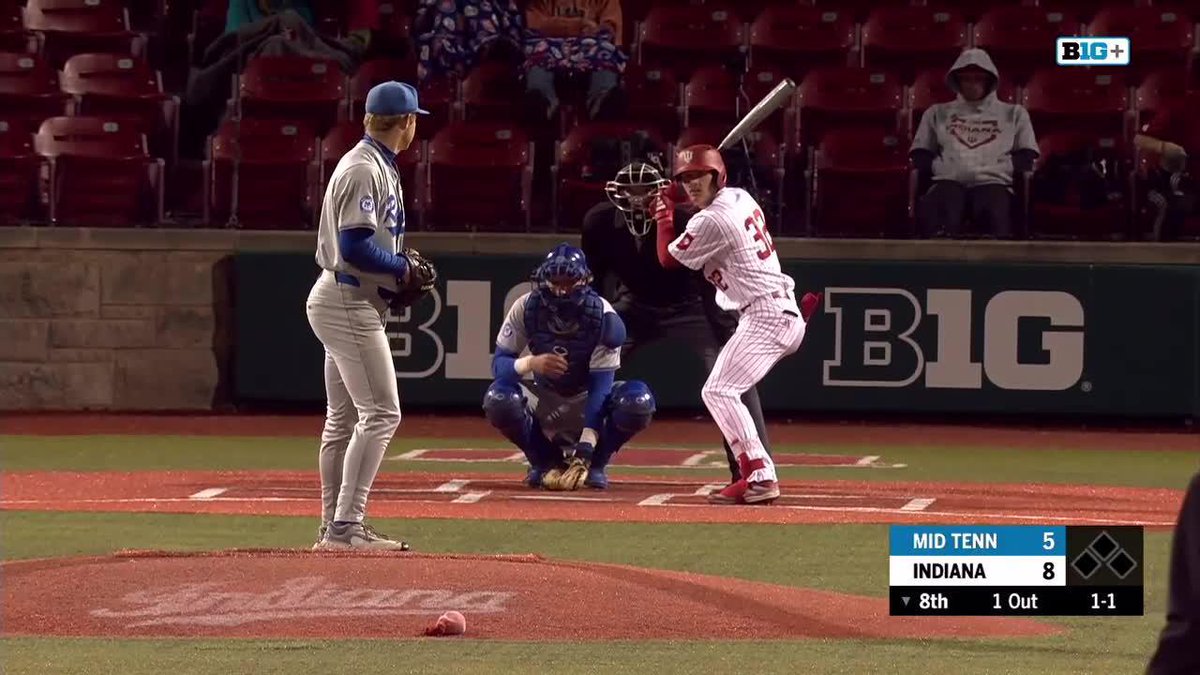 B8 | Make that 2️⃣ home runs for Oliver! Jasen Oliver | #IUBase