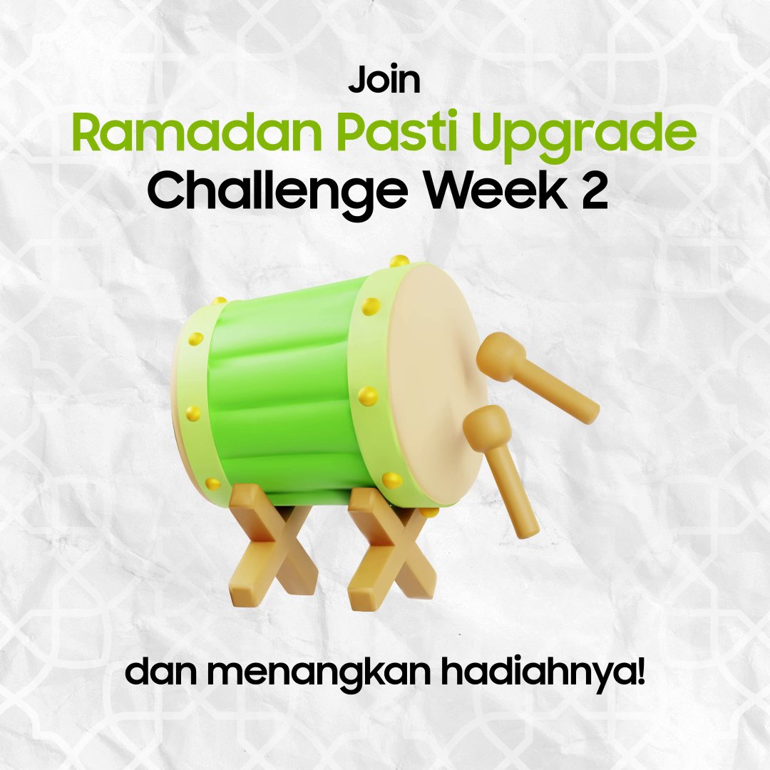 #GengPastiPasti masih pada semangat kan puasanya? Yuk ikutan tantangan minggu kedua! Caranya reply tweet ini dengan kalimat "#RamadanPastiUpgrade pakai #GalaxyA25 5G 50MP Triple Camera with OIS bukber sambil ngonten bareng bestie jadi makin seru" dan mention bestie kamu!
