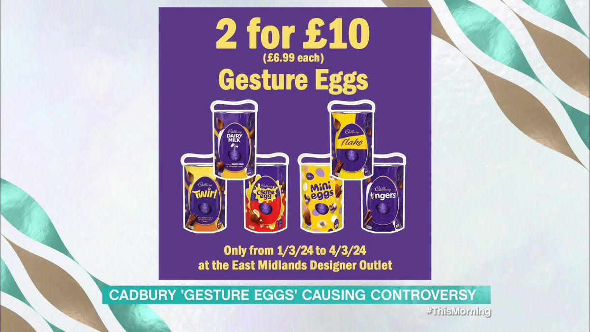 A Cadbury store has caused controversy by advertising chocolate eggs as 'gesture' eggs instead of 'Easter' eggs, but what are your thoughts on this change? 🥚