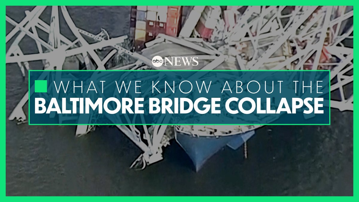 The Francis Scott Key Bridge collapsed after container ship Dali struck a support column early Tuesday. A rescue operation has now turned into a recovery operation for the six still missing.