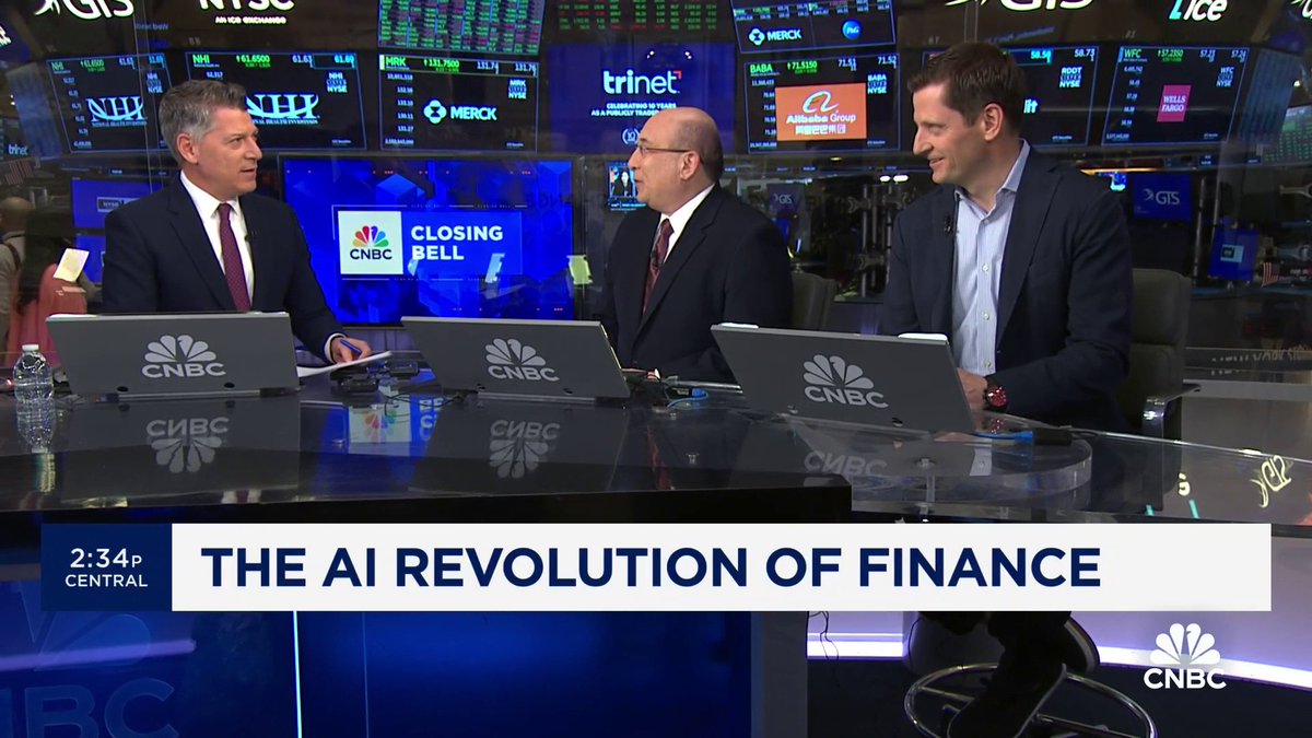 iFi AI launching a brand new AI-powered stock research platform today called " in partnership with IBM's watsonx. CEO ron insana and IBM's Rob Thomas explain how the site is "democratizing smarter investing"