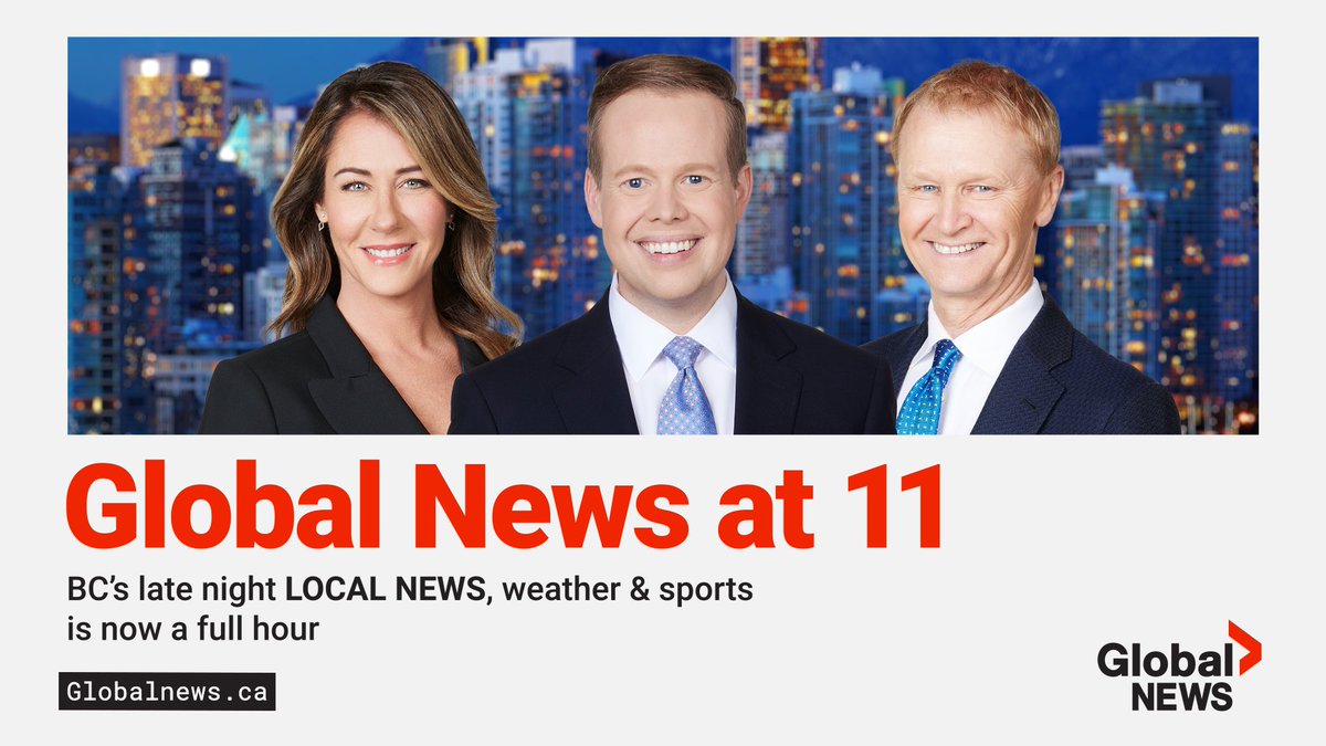 Exciting news! Starting Monday, April 1, Global News at 11 is expanding to a full hour. Join Jordan Armstrong, Kristi Gordon and Squire Barnes weeknights for more of the local stories you want and the information you need. READ MORE: