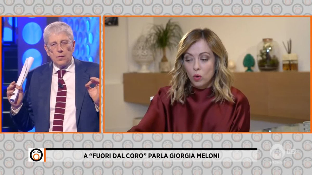 Incubo guerra, Giorgia Meloni: "Non condivido le parole di Macron" #Fuoridalcoro