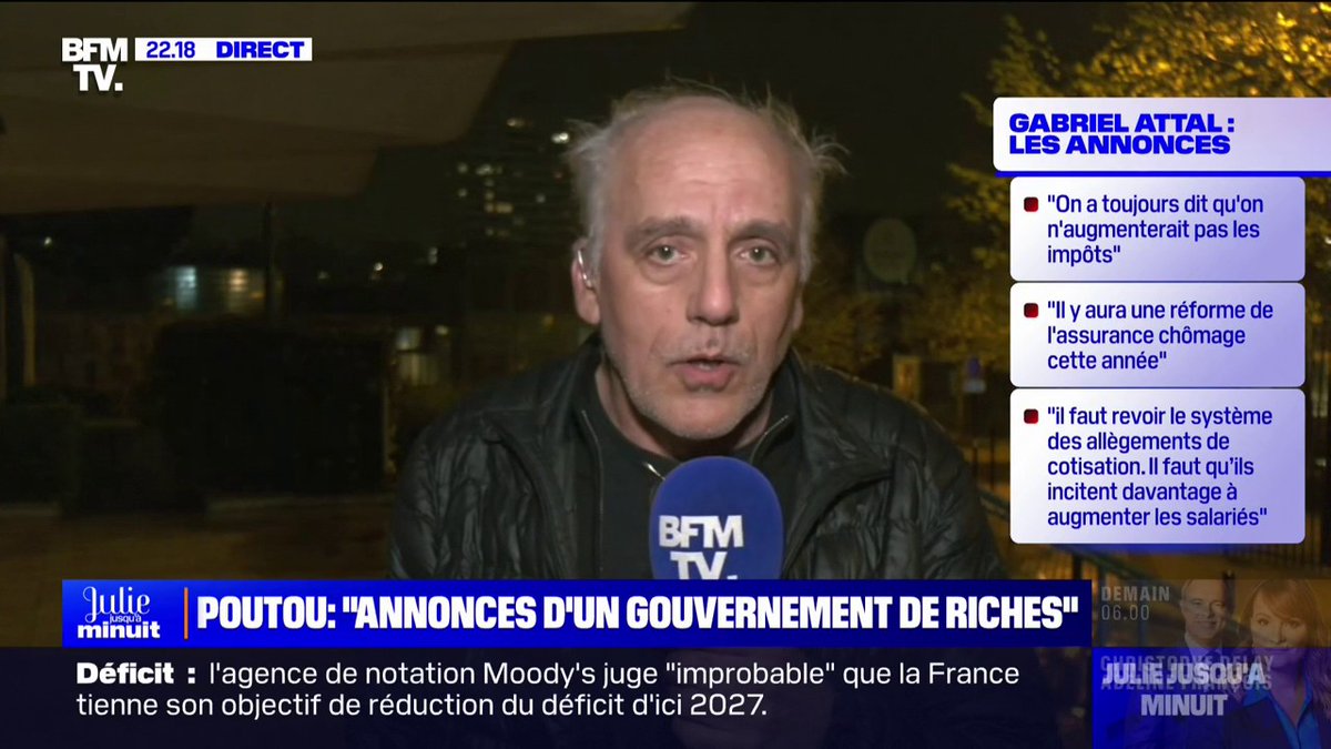 Les apparition de Philippe Poutou à la télé sont tellement rares qu’il faut les savourer.