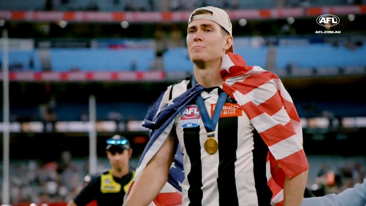 "It's not a sprint, it's a marathon" Mason Cox opens up on his AFL journey, with injury and contract worries on the way to becoming a premiership Pie, thanks to Crypto.com. #bornbrave