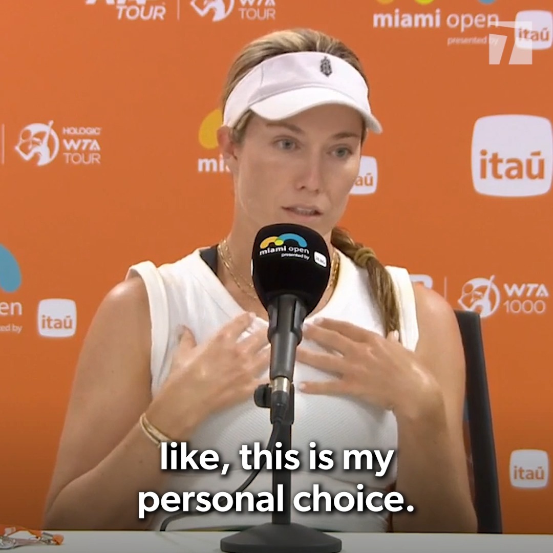 Danielle Collins on people questioning her retirement decision. 🫶 #MiamiOpen