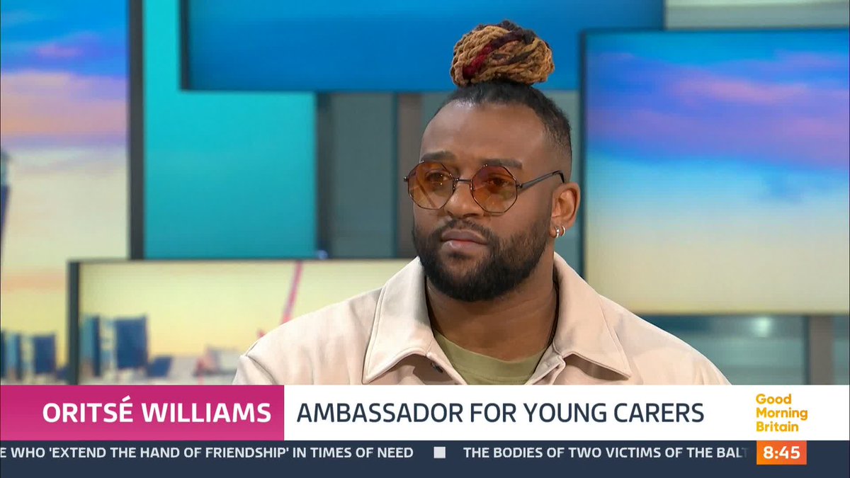 'Darcey and Billy are an absolute credit to you Kate. Young carers need more support and to be recognised for the incredible work which they do' Oritsé Williams Williams is an ambassador for young carers having cared for his mum with multiple sclerosis from the age of 12.
