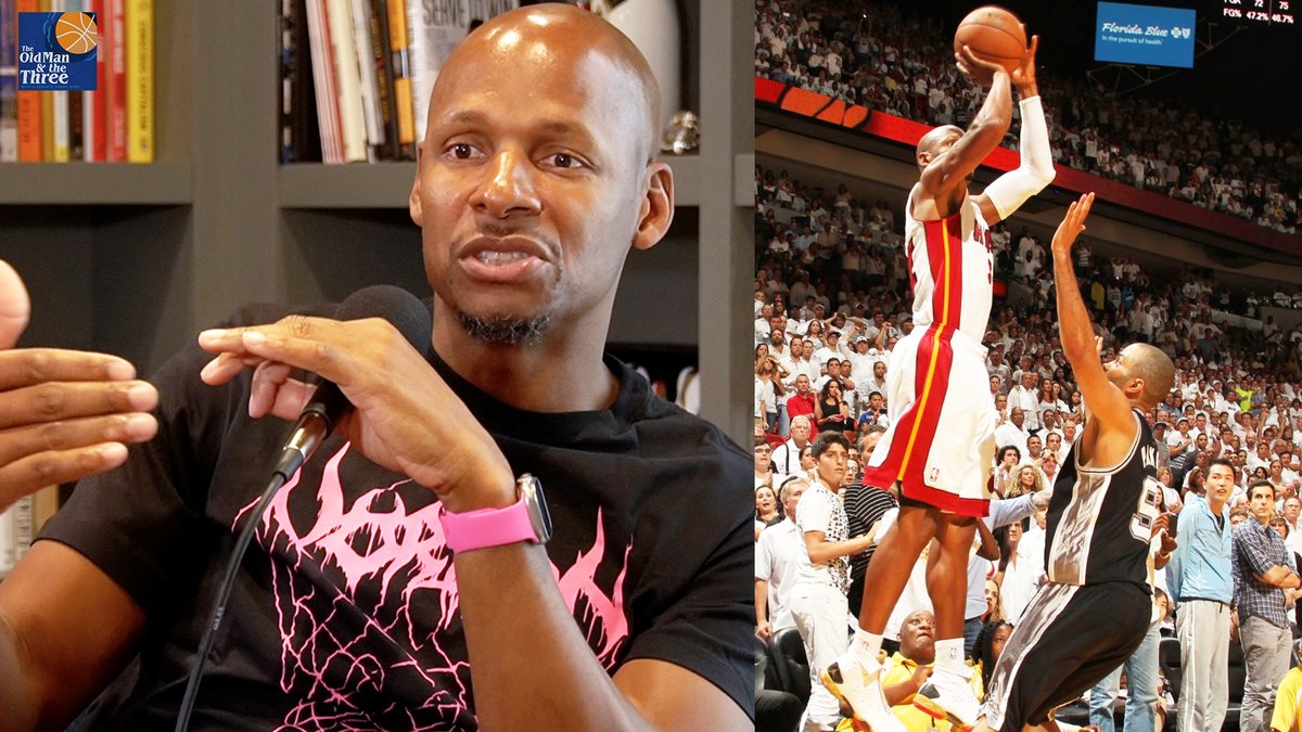 Ray Allen on his iconic 3 to tie game 6 of 2013 NBA Finals. Full episode drops tomorrow. TheOldManAndTheThree