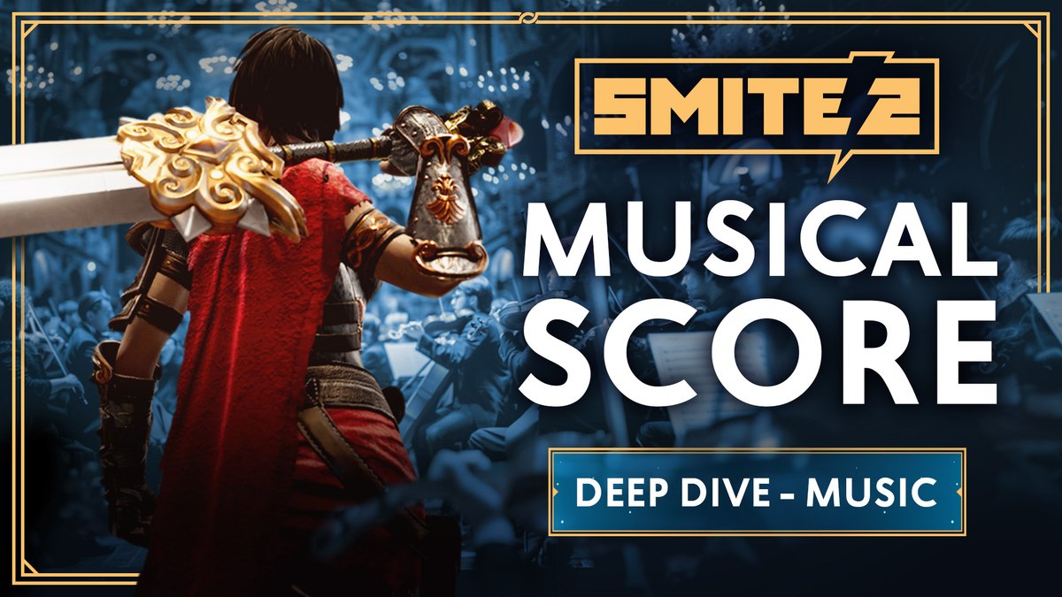 If you think that SMITE 2 looks good, you should hear how it sounds! Join us for a Deep Dive into the incredible new musical score for SMITE 2 🎵