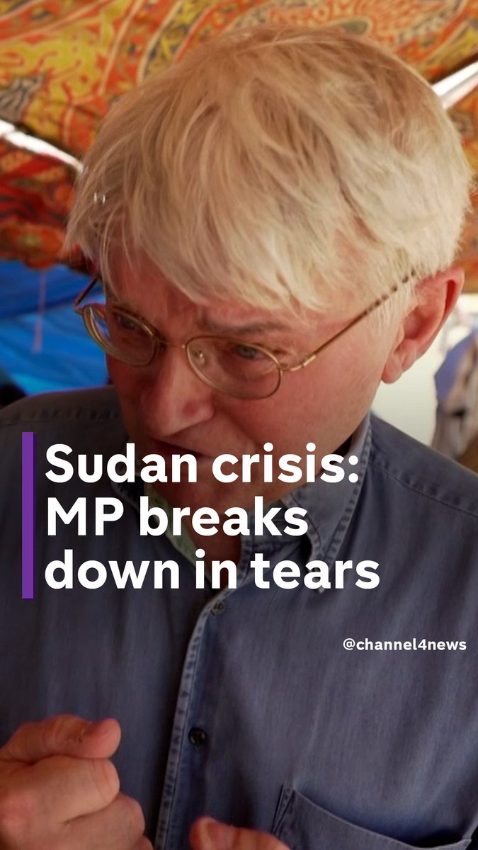 Sudan crisis: Minister says UK will 'effectively double' aid and breaks down in tears