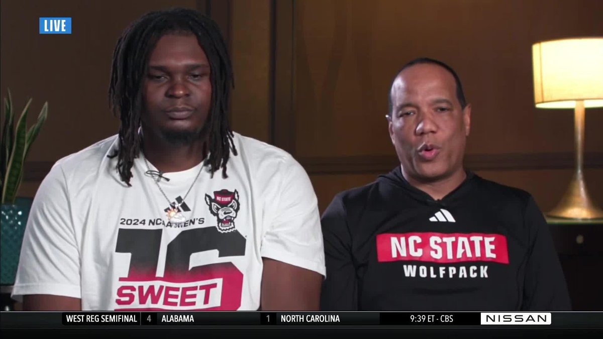 "I don't know where we would be without DJ Burns. ... I want him to keep playing. I want us to win it all because I know he's gonna get a call from Dancing with the Stars soon as this is over." —NC State Men's Basketball's Kevin Keatts on DJ Burns Jr.