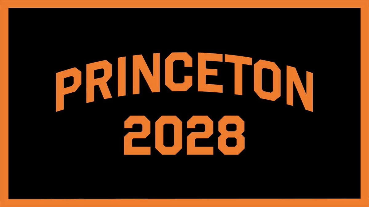 Today is just the beginning. We are thrilled to welcome the Great Class of 2028! 🧡🖤 #Princeton2028