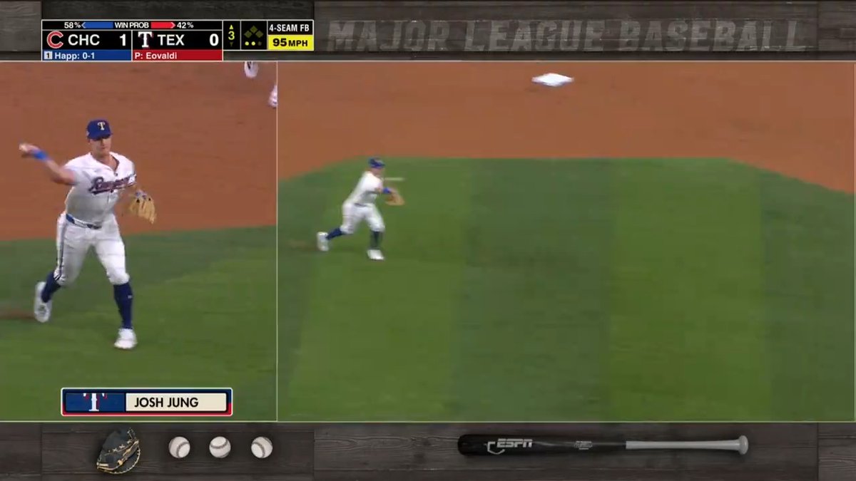 Josh Jung is mic'd up and making plays! ๐
#OpeningDay
