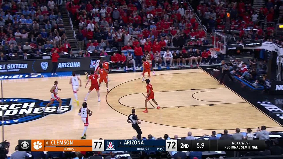 CLEMSON IS HEADED TO THE ELITE 8 🐅 #MarchMadness Clemson Basketball