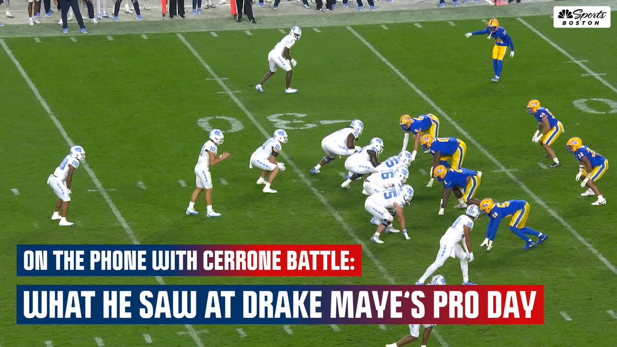 Patriots reporter: Dan Quinn shook his head and pretended to leave as if to say he’s seen enough after a special throw from Drake Maye today at his pro day.