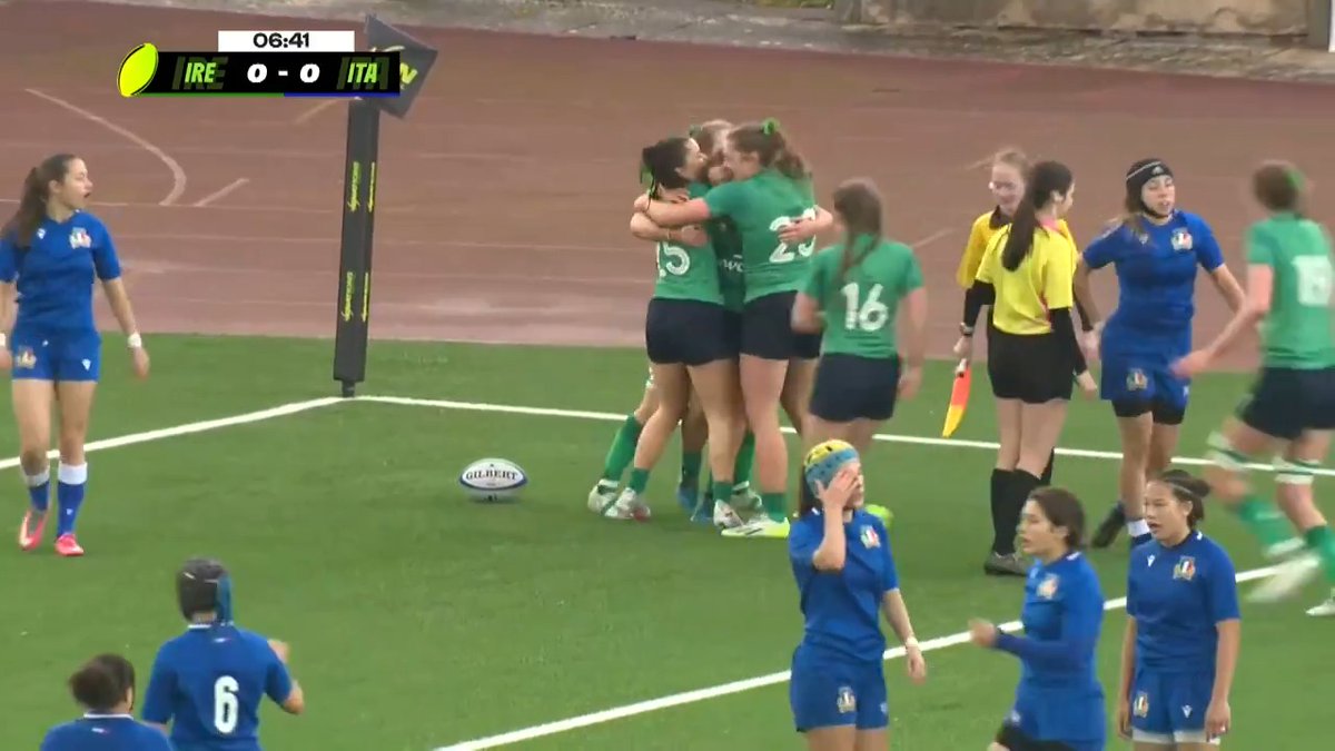 6⃣ tries for Ireland on Day 1⃣ of the #U6N18 Women's Festival in Wales. England 19 Ireland 12 Ireland 20 Italy 0 #FutureIsGreen