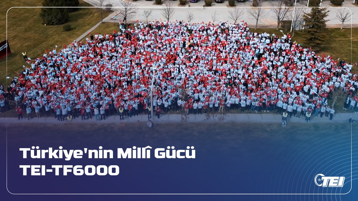 TEI ailesi olarak Türkiye'nin ilk millî turbofan uçak motoru TEI-TF6000'in ilk kez çalıştırılmasını, Yönetim Kurulu Başkanımız Prof. Dr. Fahrettin Öztürk ve Genel Müdürümüz Prof. Dr. Mahmut F. Akşit'in katılımıyla gerçekleştirdiğimiz etkinlikte kutladık. #TEI #GücünKaynağı