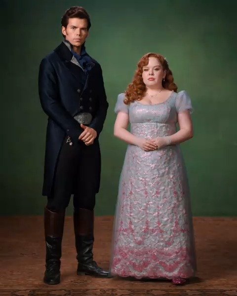 Miss Penelope Featherington and Mister Colin Bridgerton