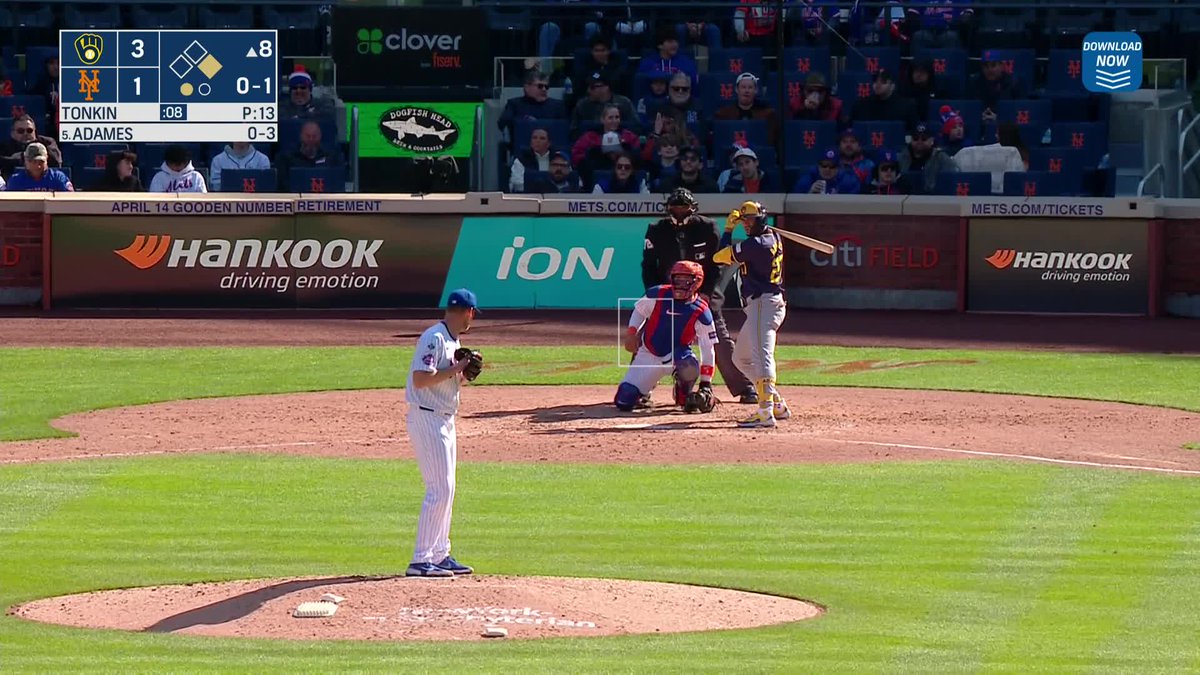 Benches clear in Mets/Brewers after this Rhys Hoskins slide Barstool Baseball
