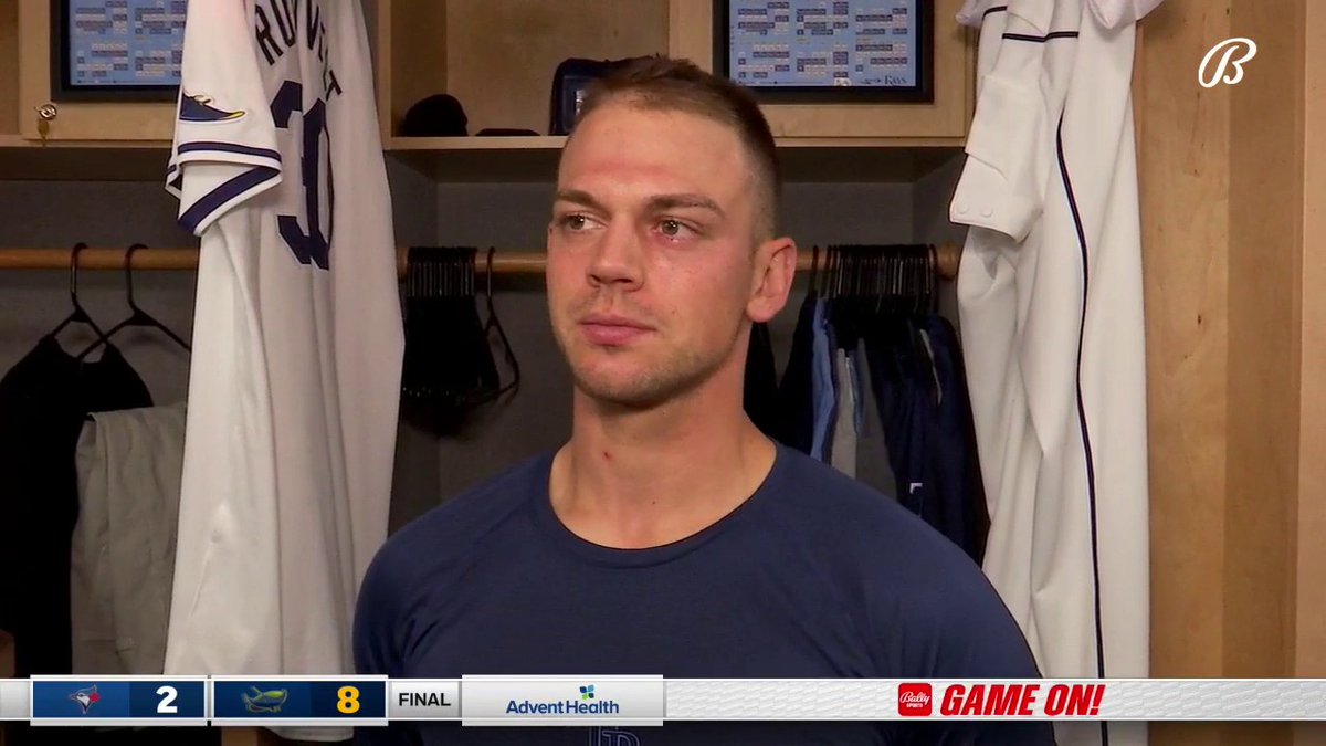 Rays catcher Ben Rortvedt talks about his start with Tampa Bay. #RaysUp
