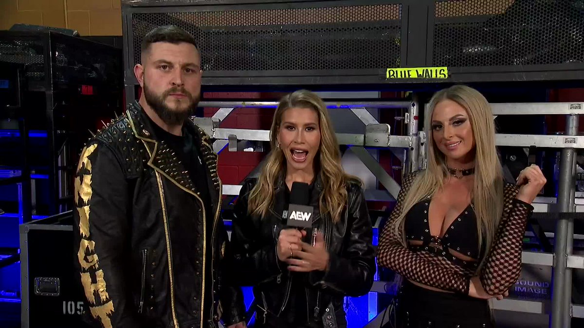 All's fair in love and war... isn't it? Watch #AEWRampage on TNT! Zak Knight | @itsdanni_ellexo | ‘Cool Hand’ Angelo Parker | Ruby Soho | @lexynair