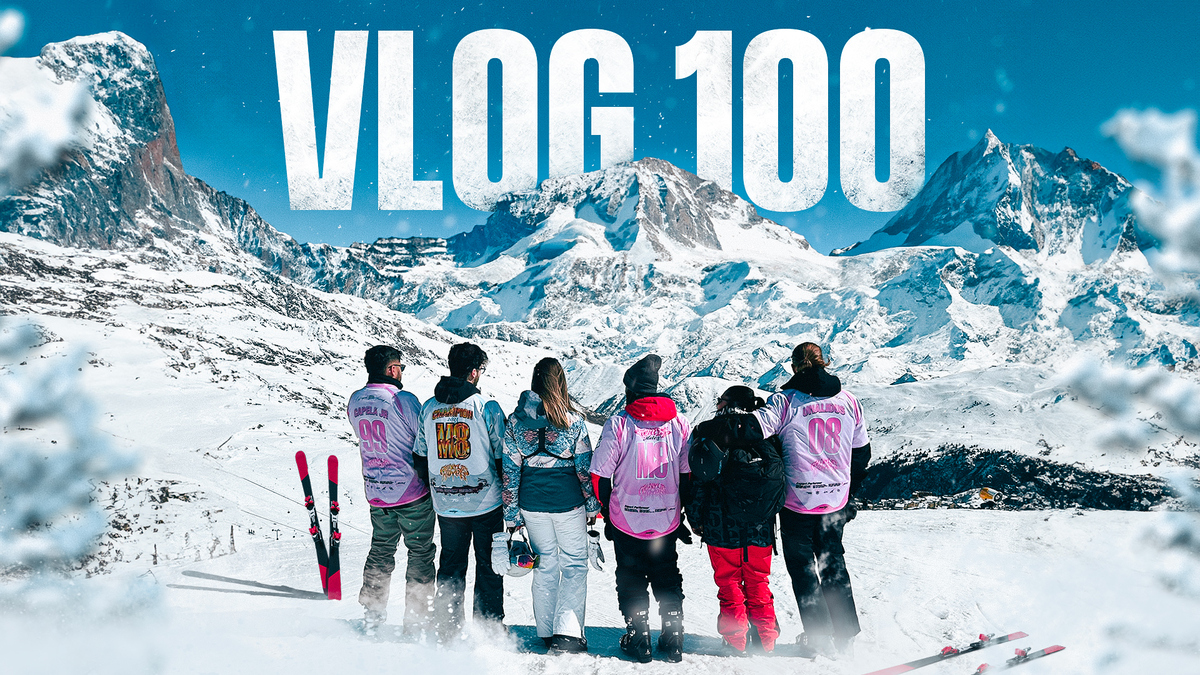 IL EST ENFIN LÀ !!!! LE VLOG 100 AU SKI ⛷ On vous a cook le vlog que vous méritez de notre périple au ski pour fêter l'occasion !! 🔴